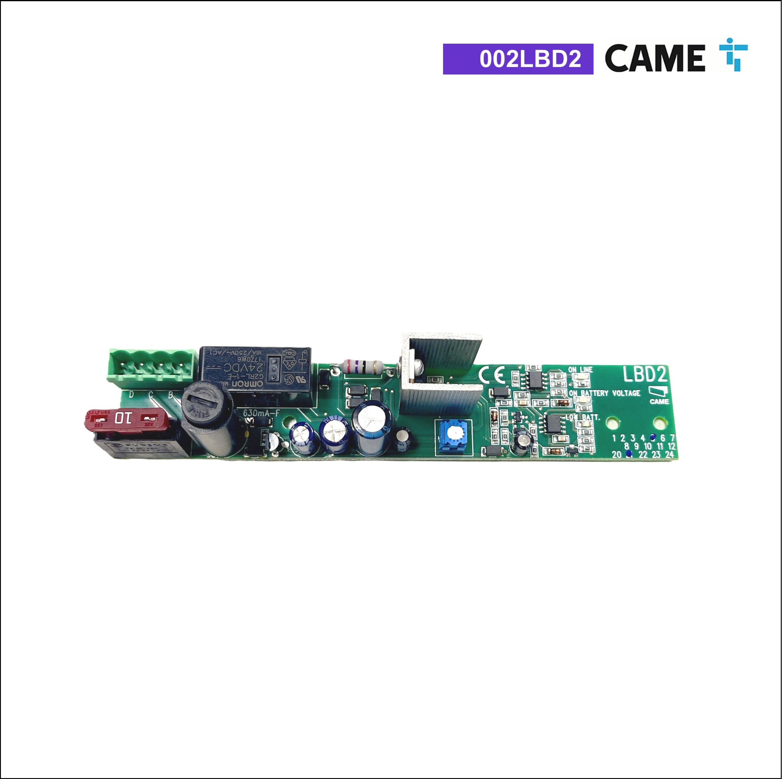 came_002lbd2 CAME 002LBD2 Scheda collegamento batterie di emergenza per BZ - immagine 1
