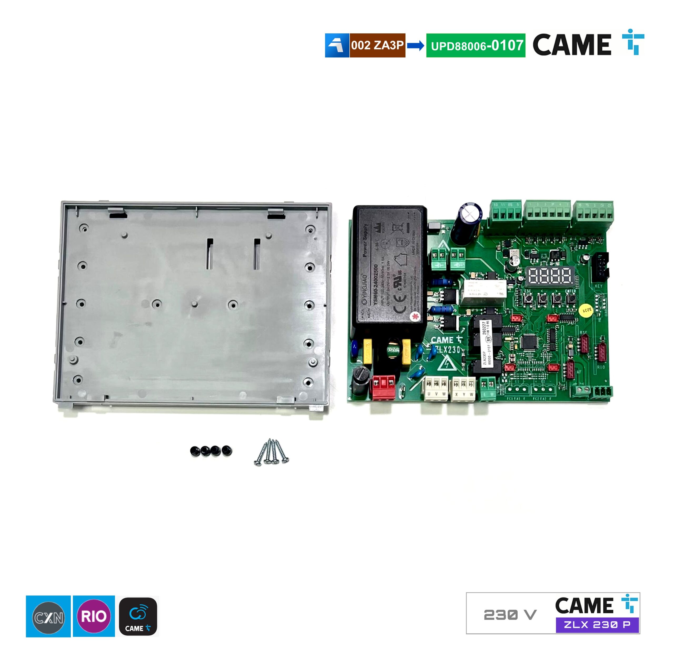 came_UPD88006-0107 CAME ZA3P Set Upgrade su ZLX230P - UPDZLX230P - immagine 1